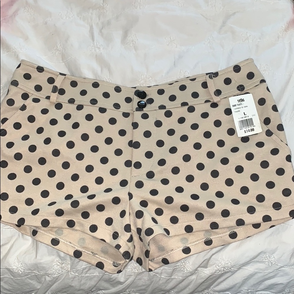 Polka dot shorts